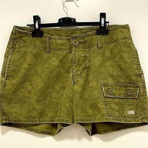 The North Face army green Jean shorts size 8